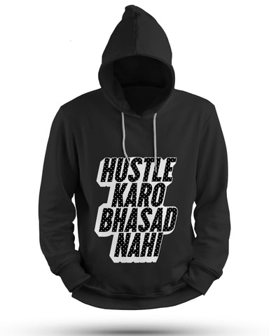 The Hustle-Bhasad Hoodie 2.0 - Black