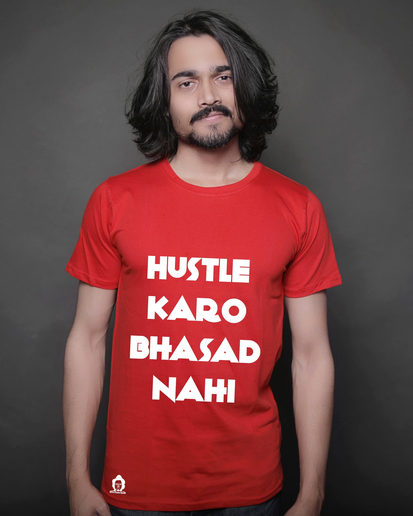 The Hustle Bhasad Tee - Red