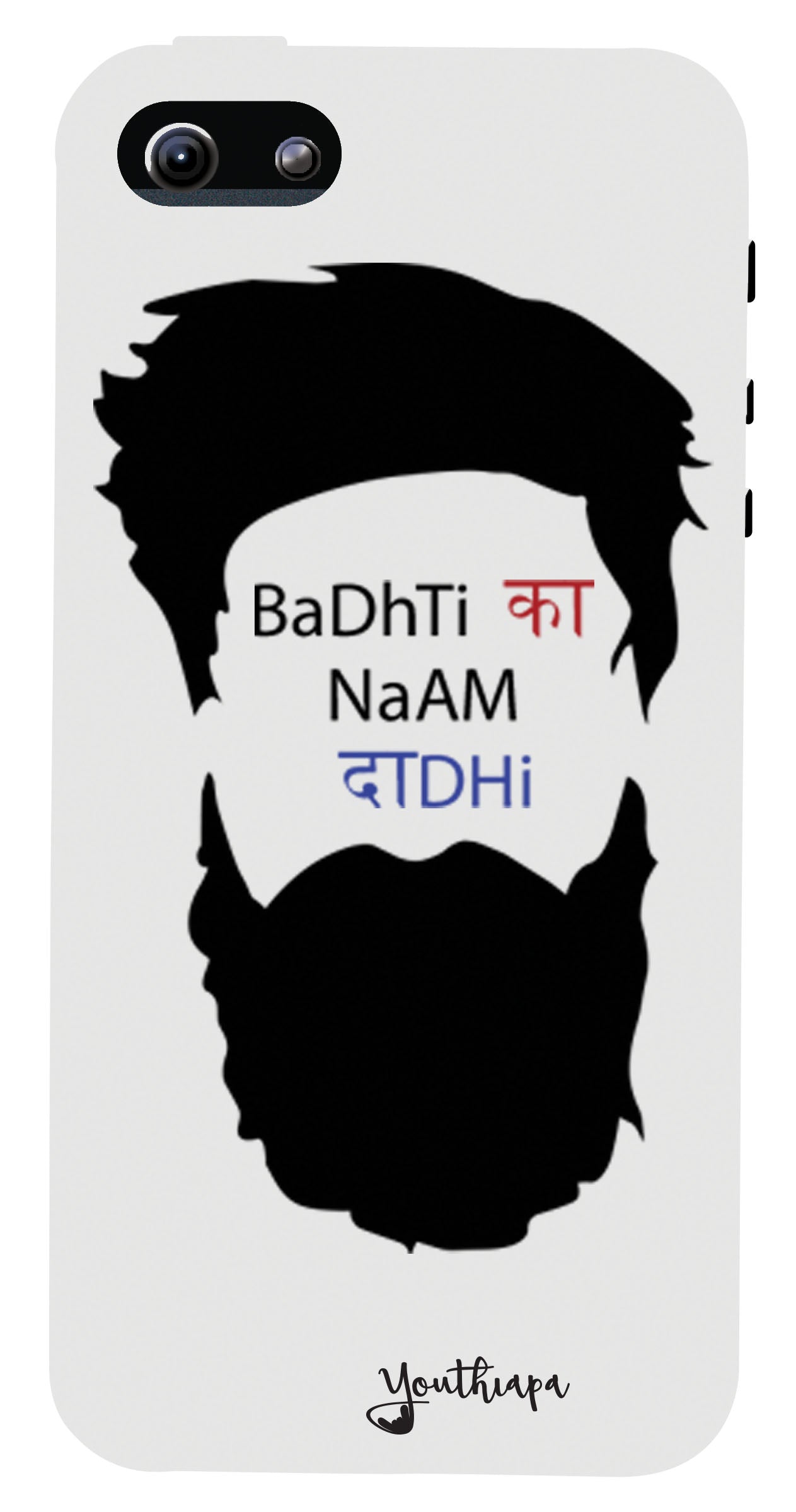 The Beard Edition WHITE for I PHONE 5/5S