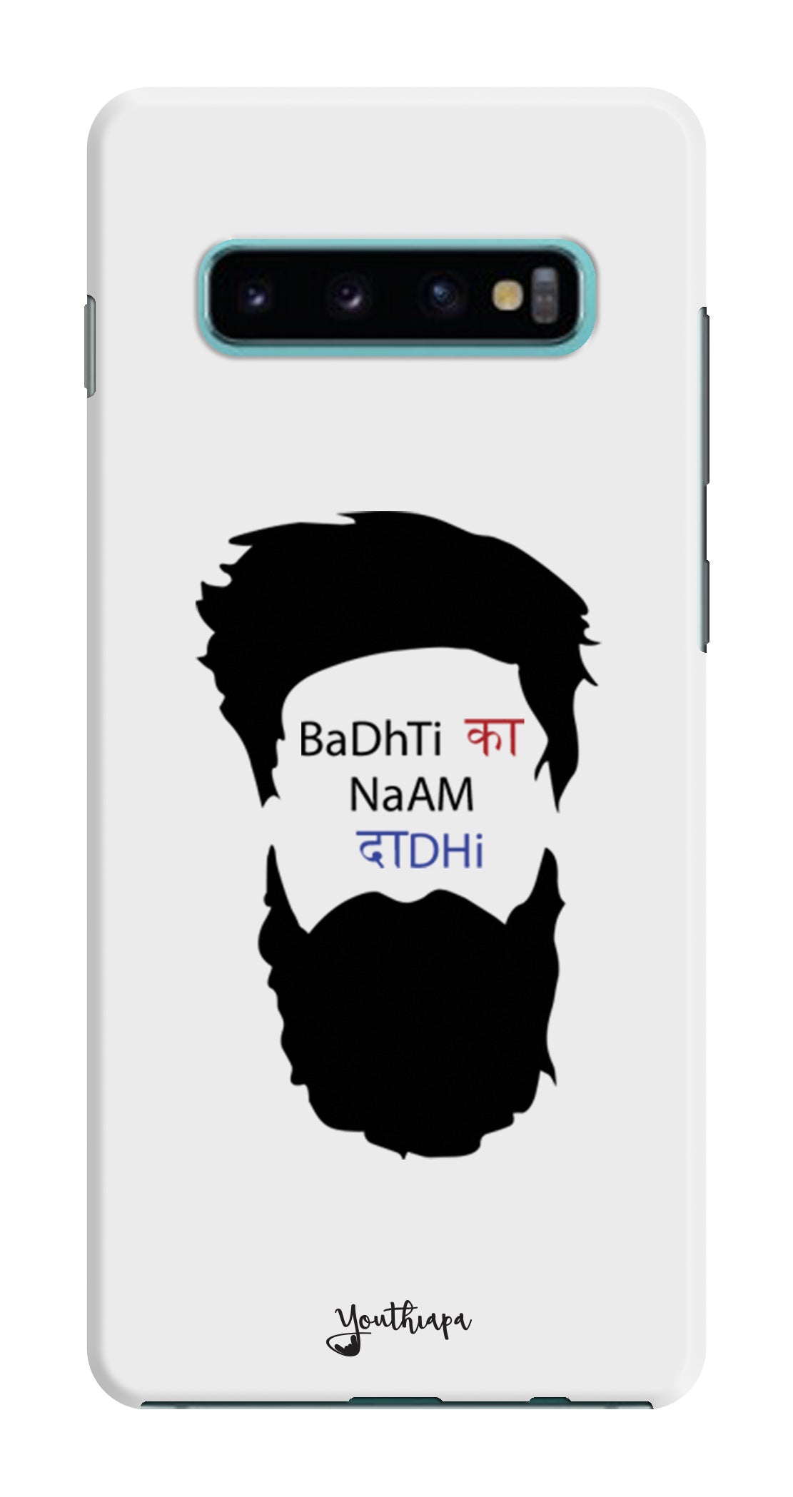 The Beard Edition WHITE for Samsung Galaxy S10 Plus