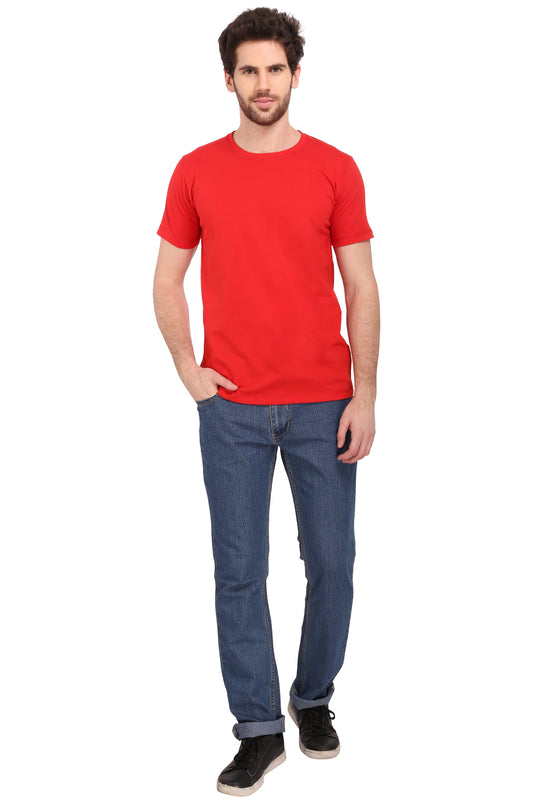 Round Neck Red - T Shirt