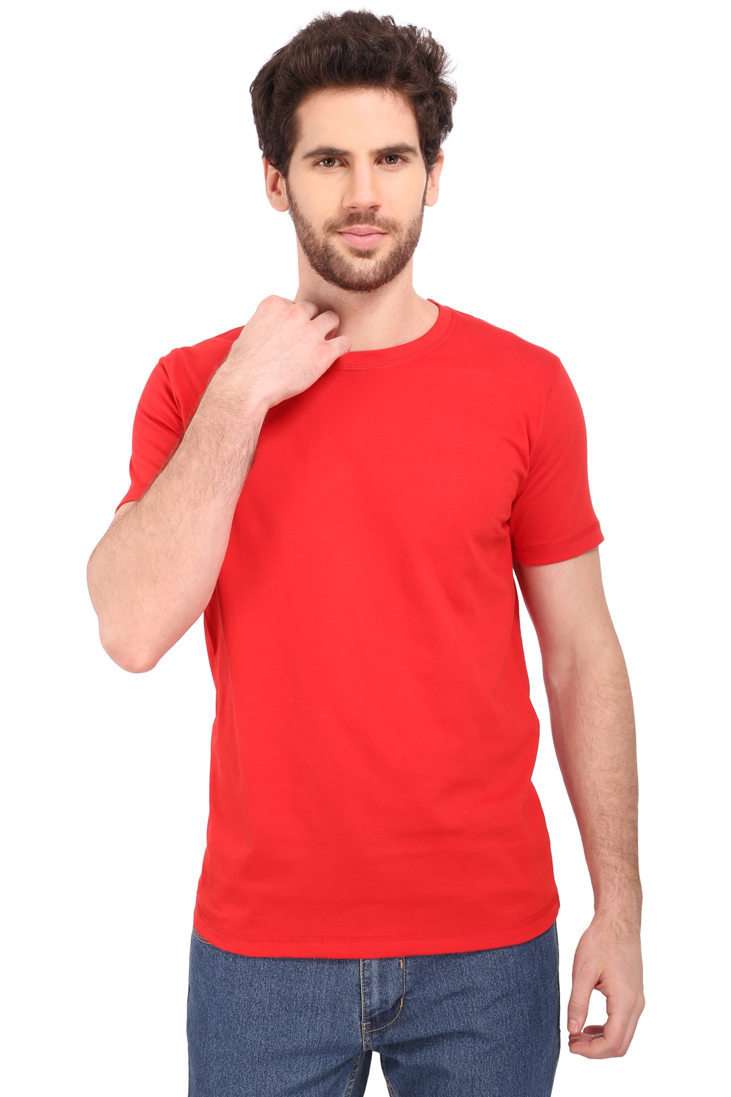 Round Neck Red - T Shirt