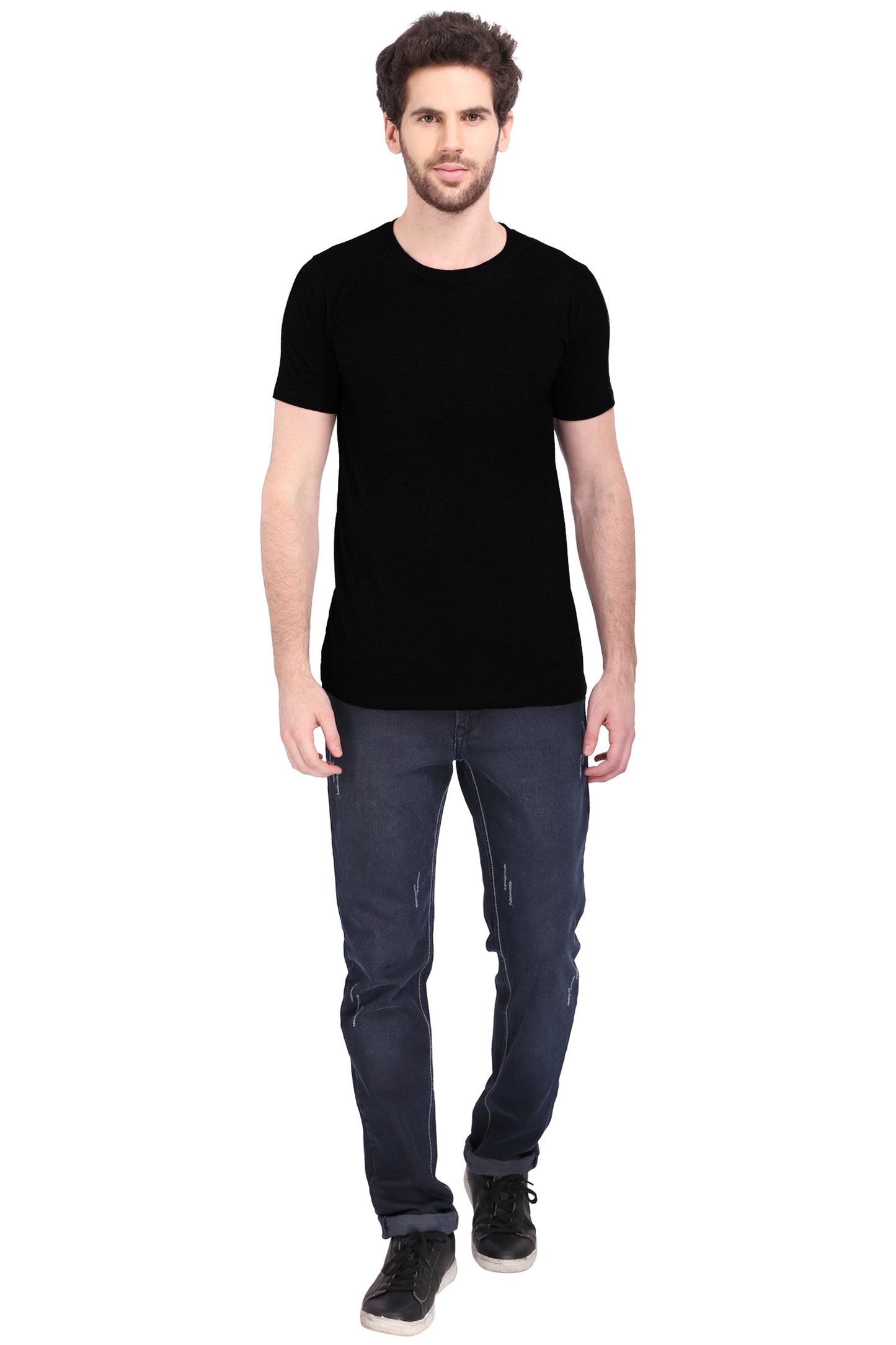 Round Neck Black - T Shirt