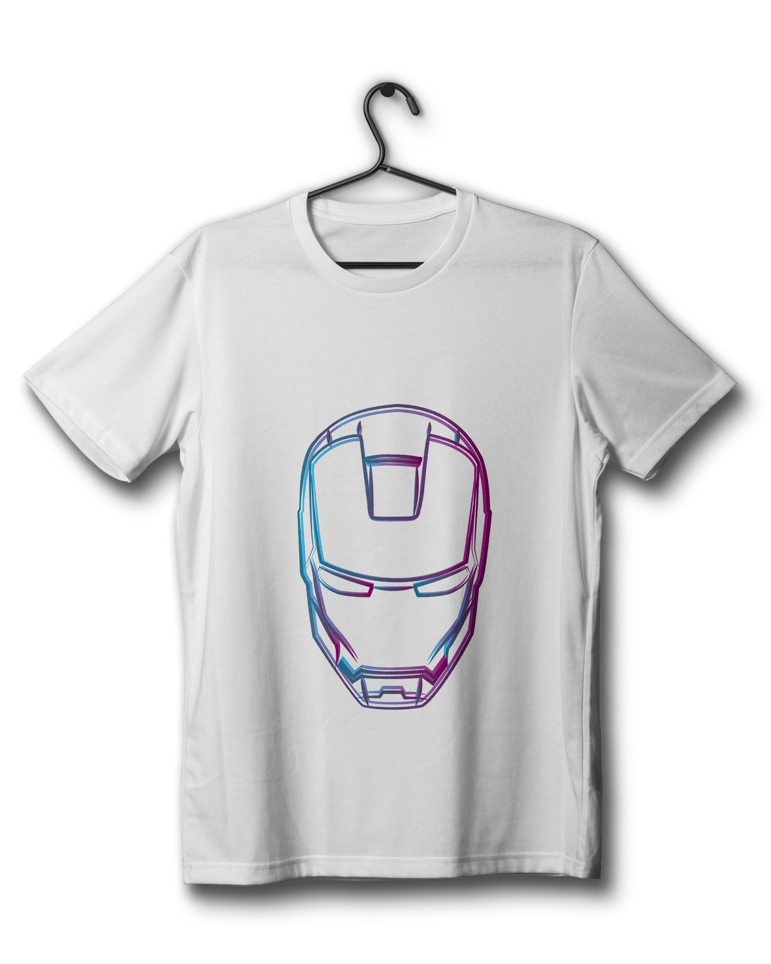 Iron Man Fan Art White Tee youthiapa