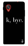 K BYE black for Lg Nexus 5