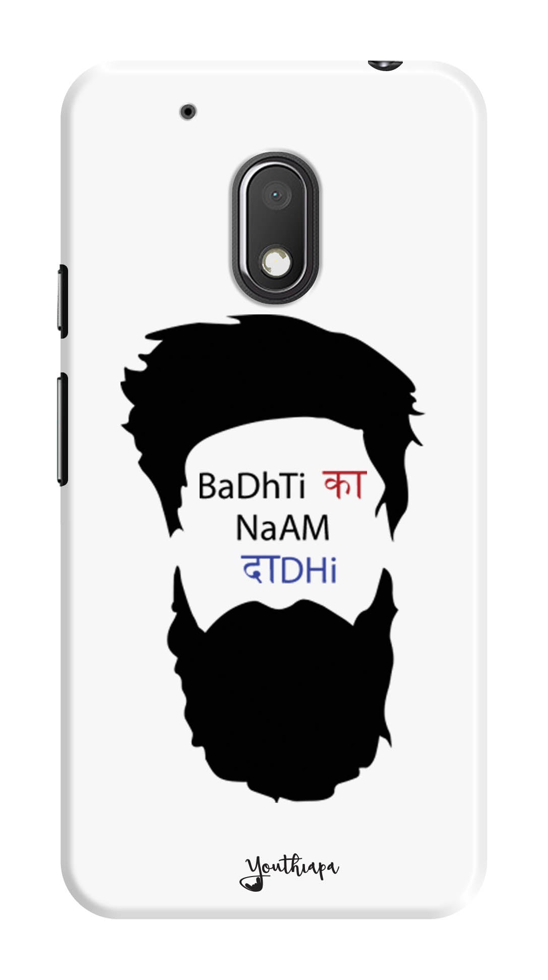 The Beard Edition WHITE for MOTO G 4 PLUS