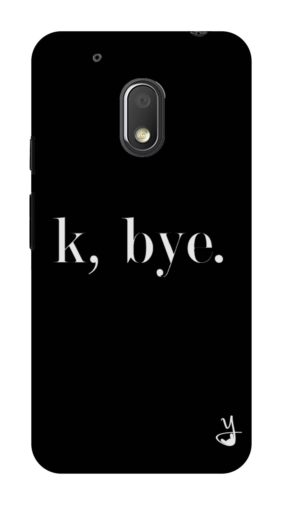 K BYE black for Moto G 4 play