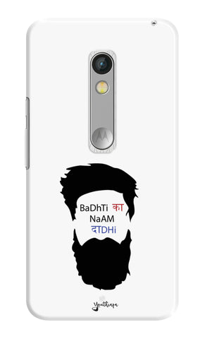 The Beard Edition WHITE for MOTO X PLAY