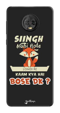 Singh Nahi Hote edition for Motorola Moto G6
