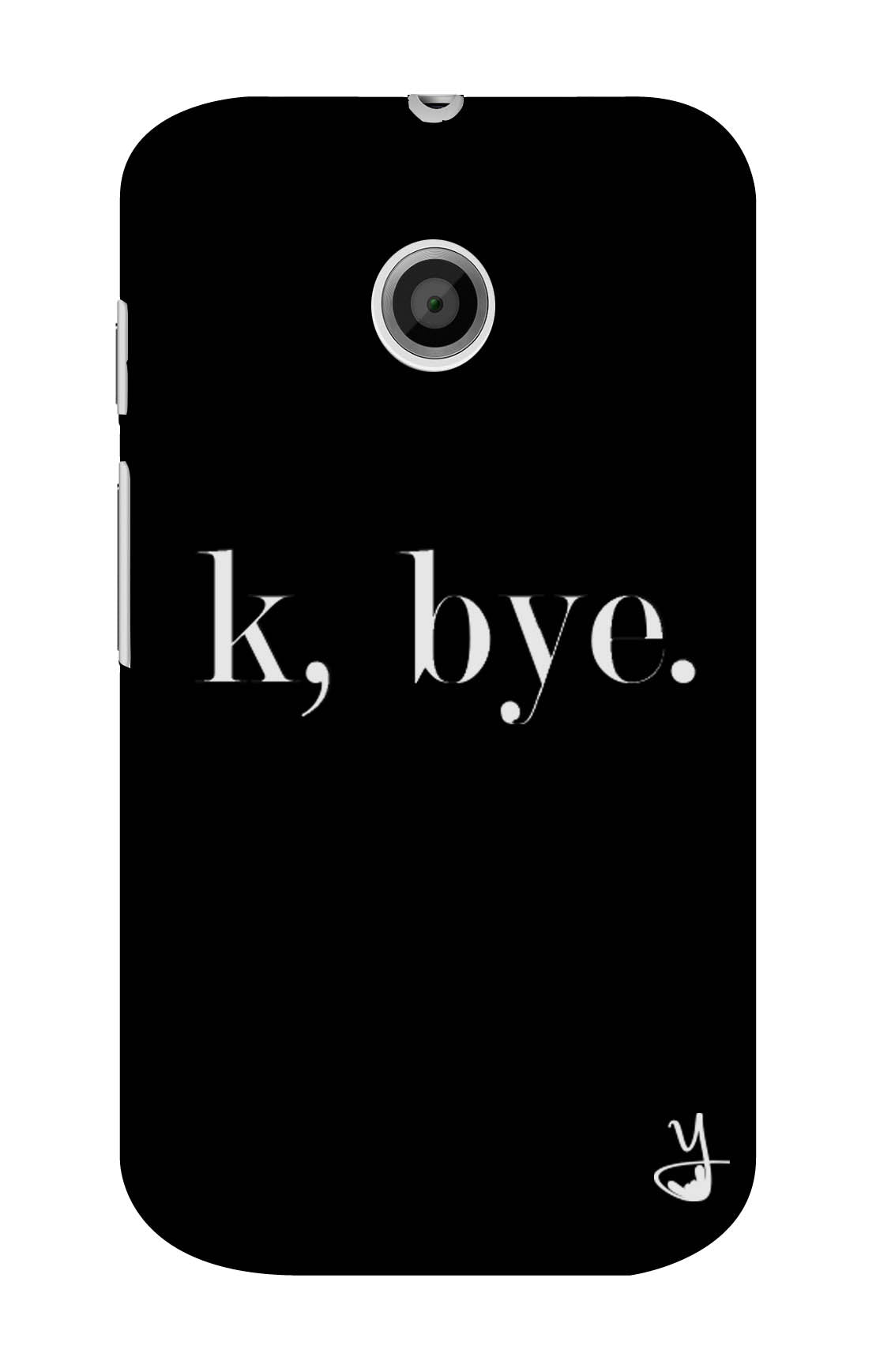 K BYE black for Moto E