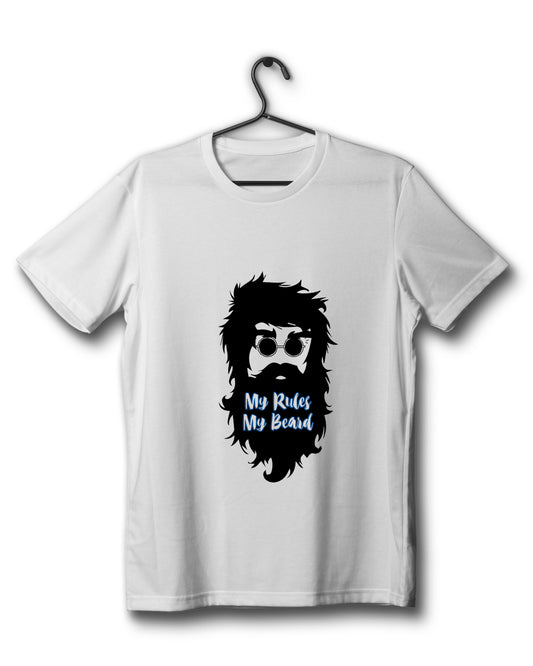 My Rule My Beard Edition - White Tee