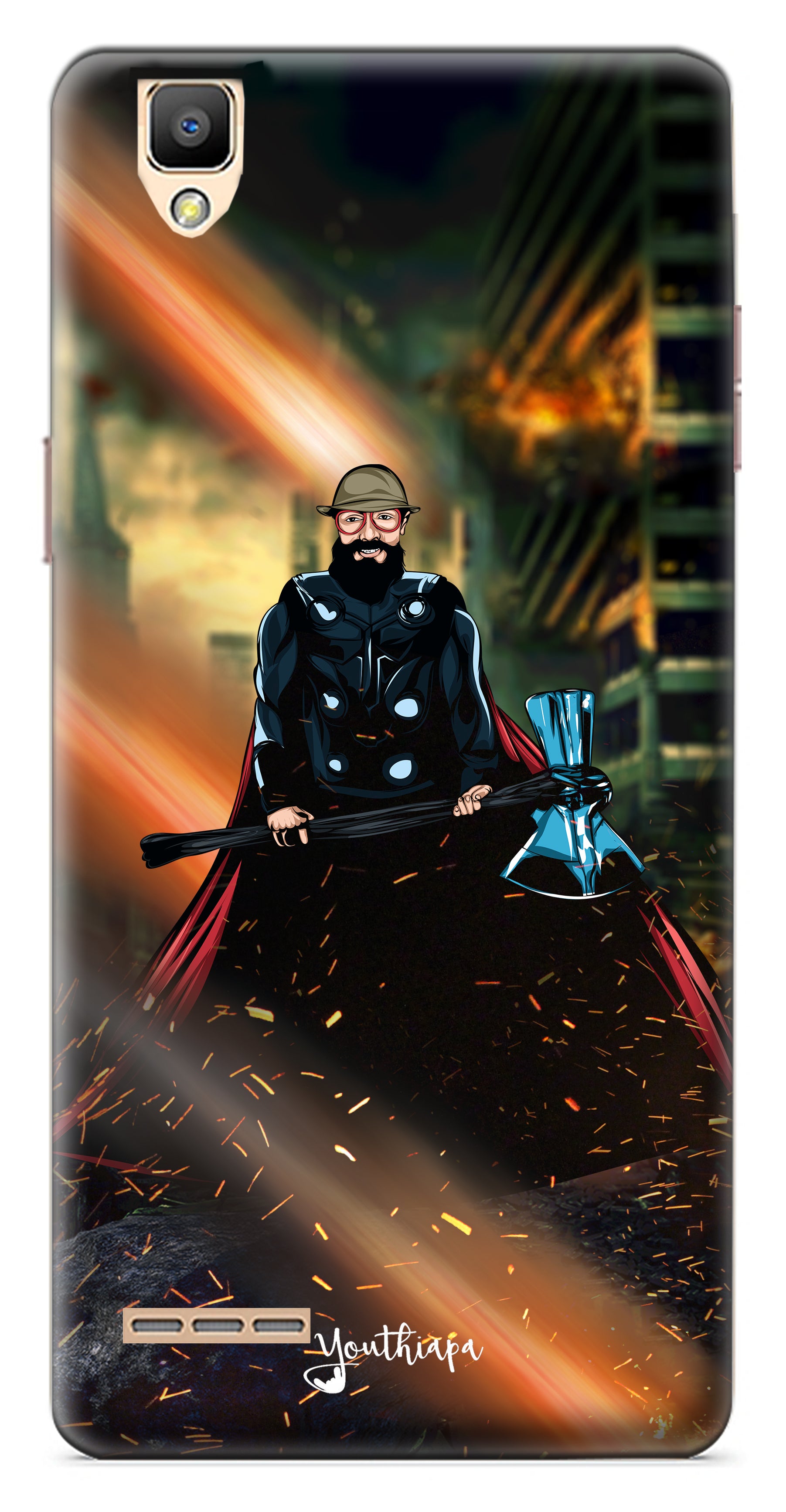 Papa Makichu Saste Avengers Edition for Oppo F1