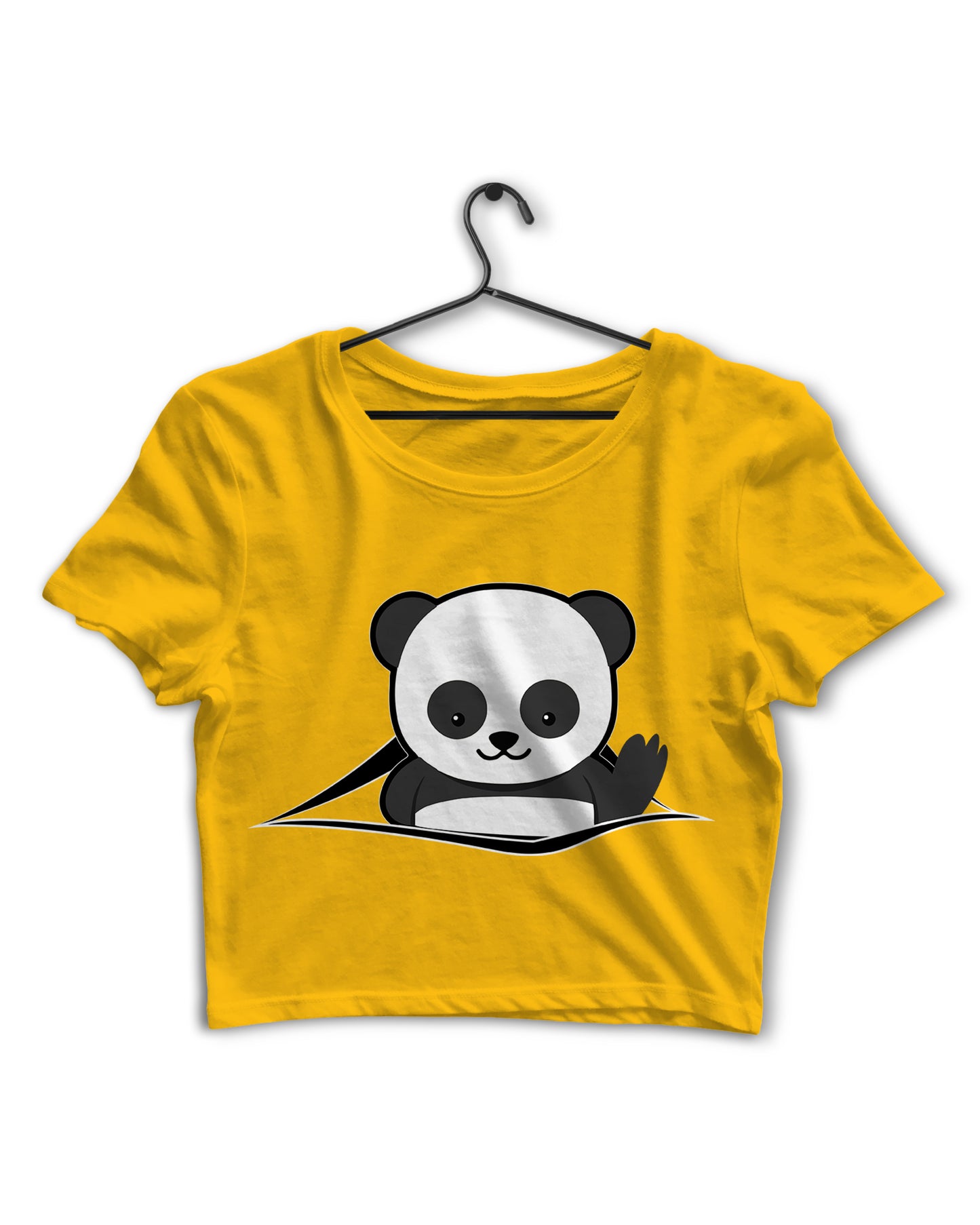 Peeking Panda - Crop Top