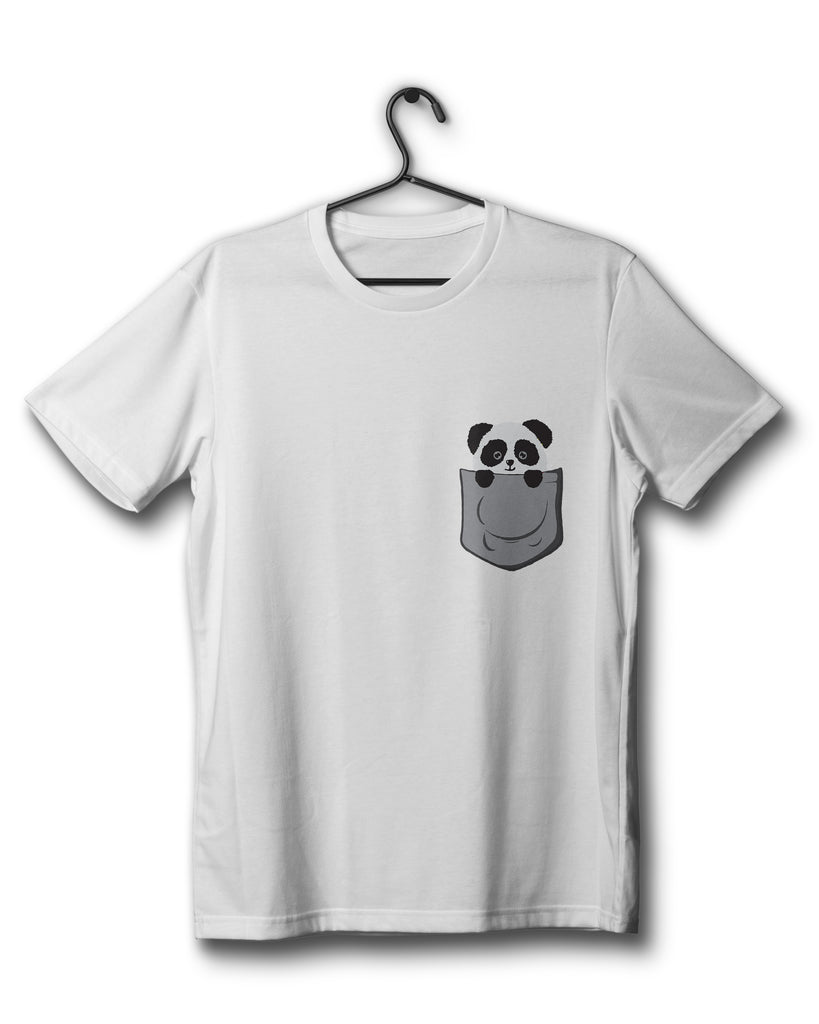 Panda pocket shop t shirt