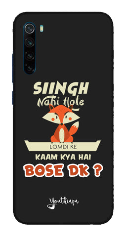 Singh Nahi Hote edition for Redmi note 8