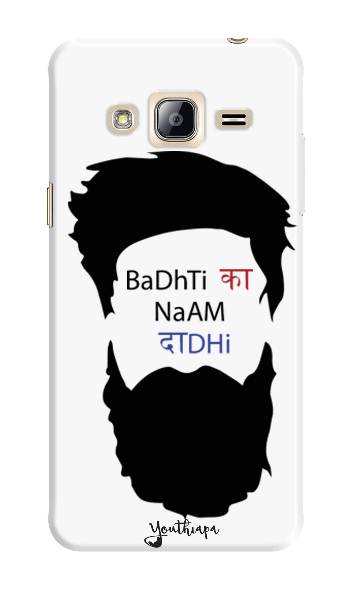 THE Beard Edition WHITE for SAMSUNG GALAXY J3 2016