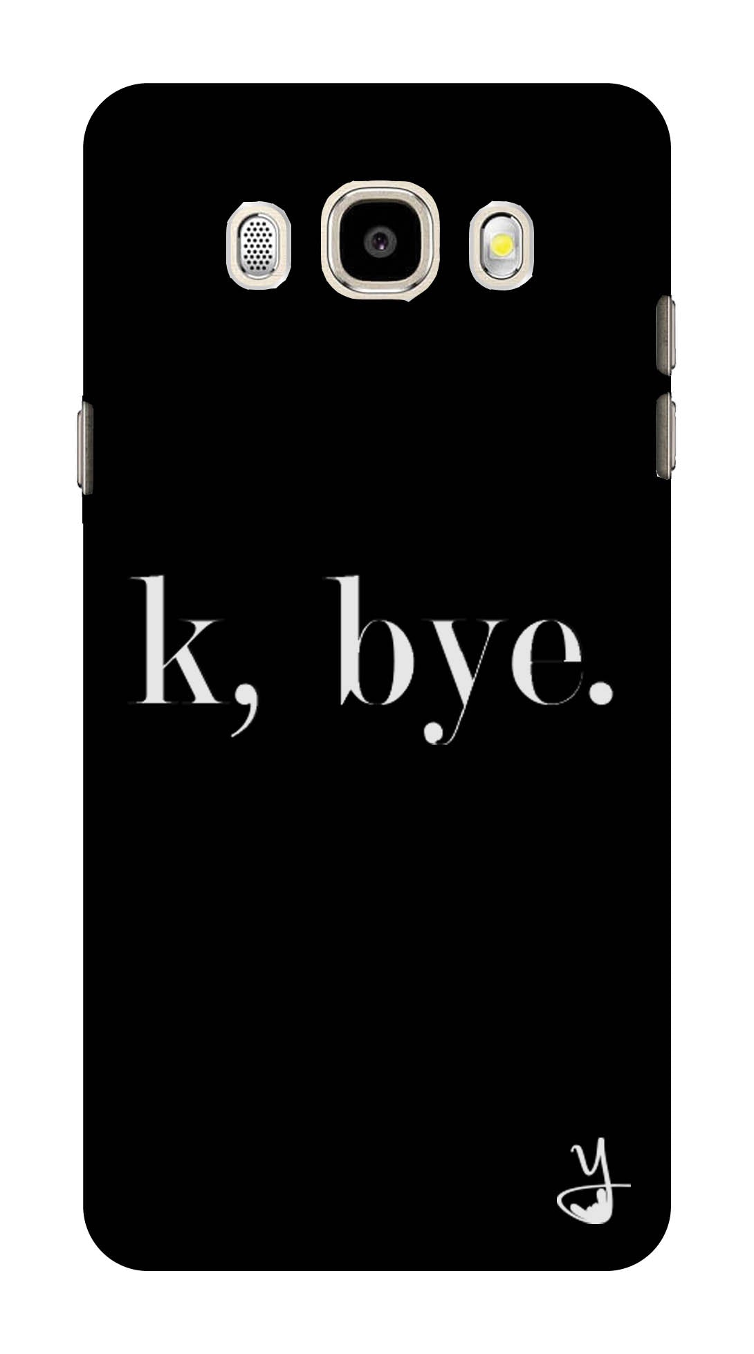 K BYE black for Samsung Galaxy J5 2016