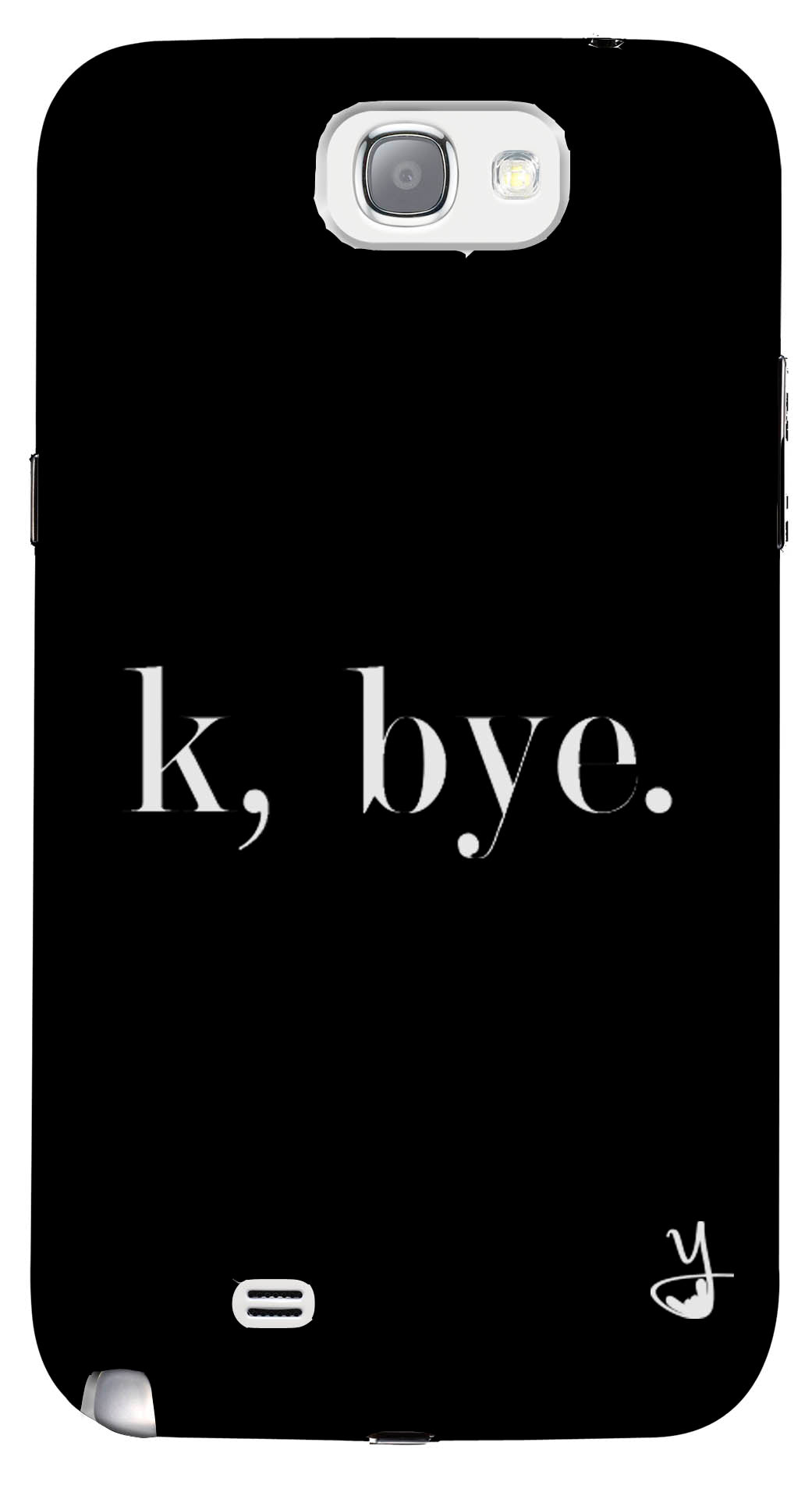 K BYE black for Samsung Galaxy Note 2