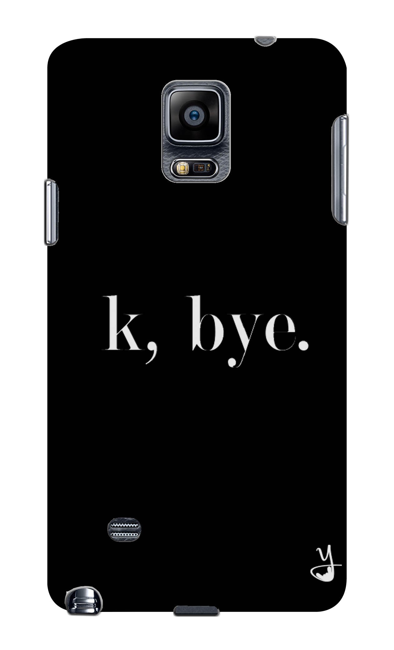 K BYE black for Samsung Galaxy Note 4