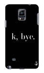 K BYE black for Samsung Galaxy Note 4