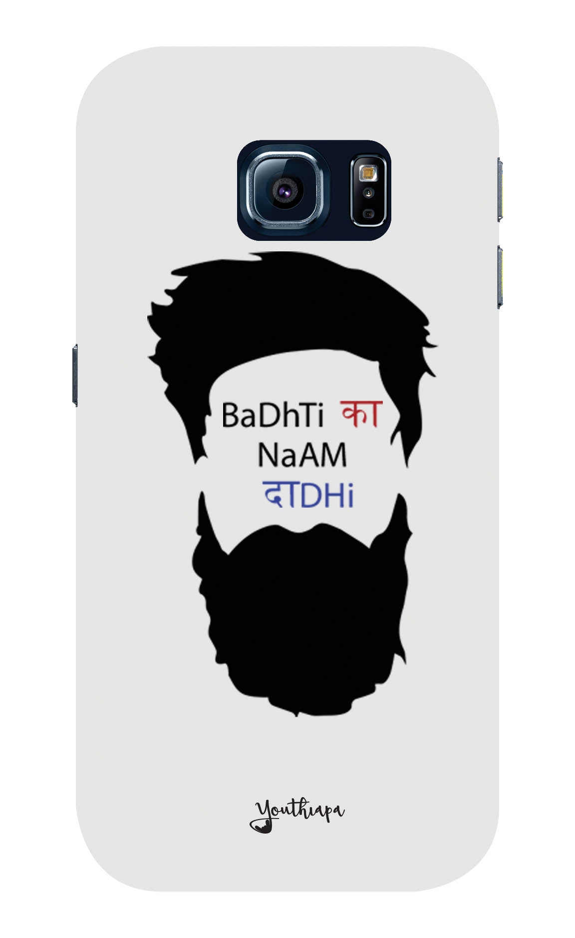 The Beard Edition WHITE for SAMSUNG GALAXY S6 EDGE PLUS