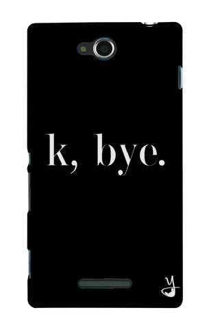 K BYE black for Sony Xperia C