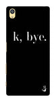 K BYE black for Sony Xperia Z5