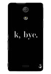 K BYE black for Sony Xperia ZR
