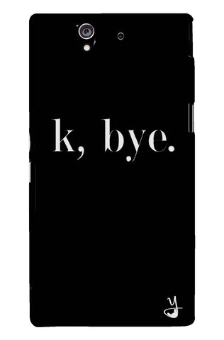 K BYE black for Sony Xperia Z