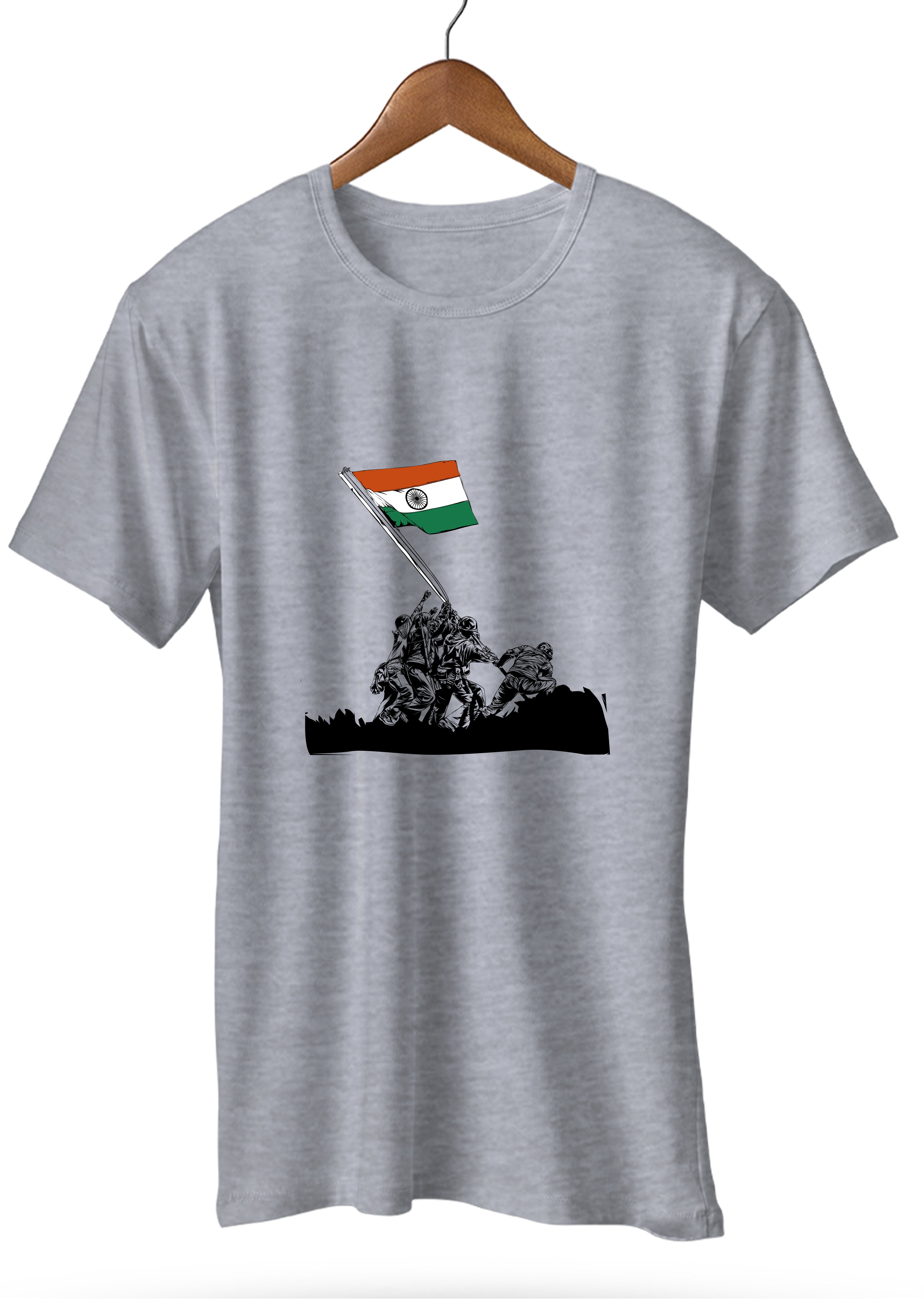 Soldiers With Flag_Gray