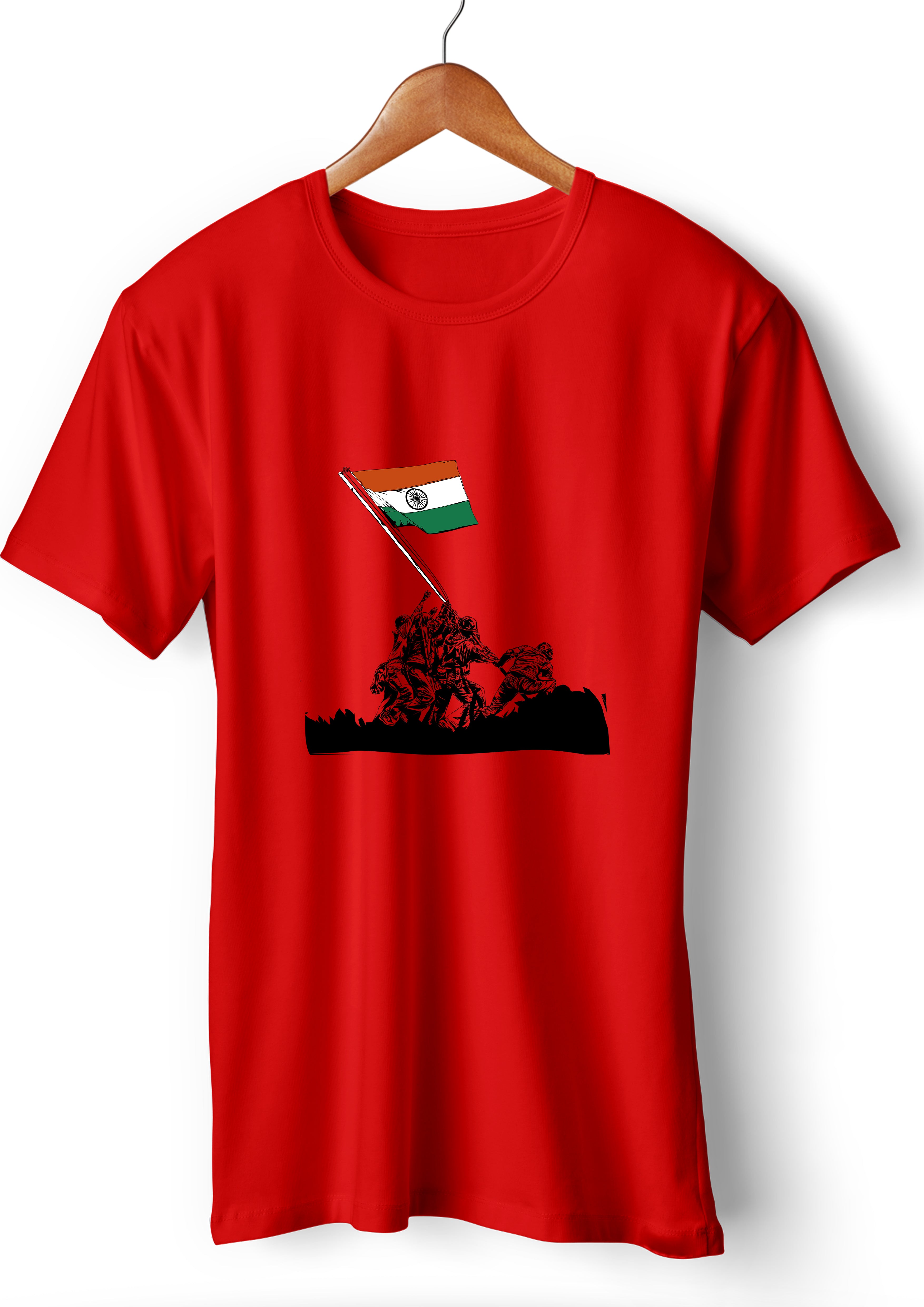 Soldiers With Flag_Red