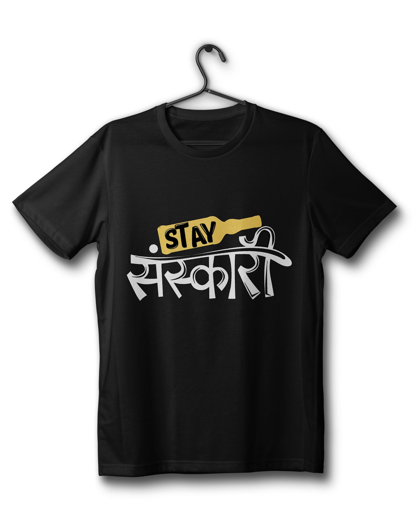 Stay Sanskari -Black